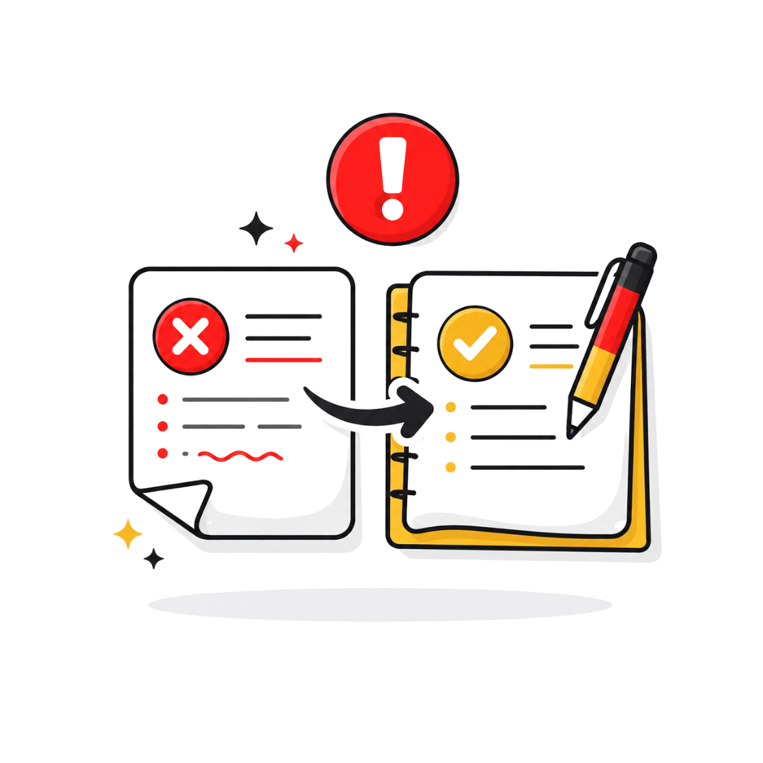 German Common Mistakes Notes